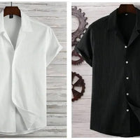 Men's Ice Silk Quick-Drying Shirt Combo of 2